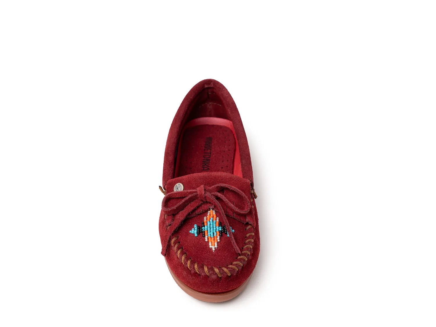 Тапочки Minnetonka Nizhoni Moc Slipper - Women's, красный — фото 2