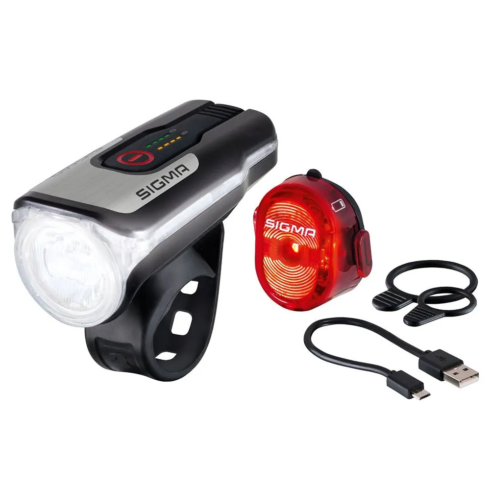 

Комплект велосипедных фонарей Sigma Aura 80+Nugget II, черный