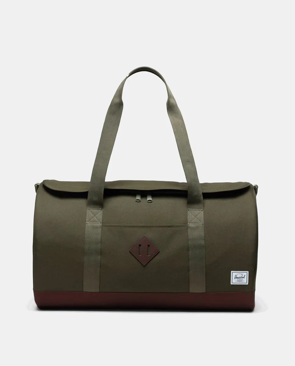 

Зеленый рюкзак Heritage Duffle Herschel, темно-зеленый