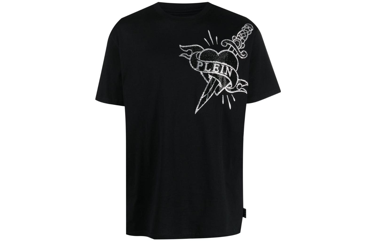 

PHILIPP PLEIN Футболка мужская черная