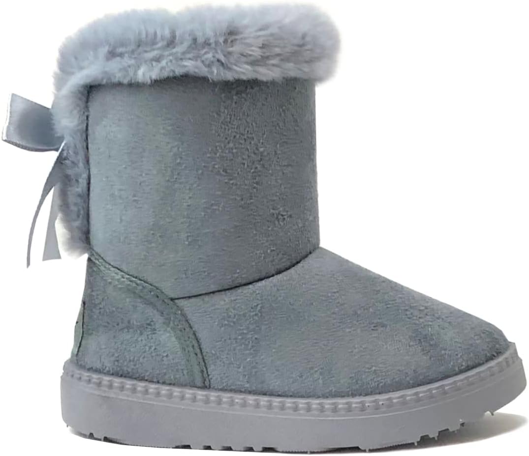 

Детские ботинки REDVOLUTION для малышей, девочек, с милым бантиком-бабочкой | Ботинки из искусственной кожи с помпоном (для малышей/маленьких детей)