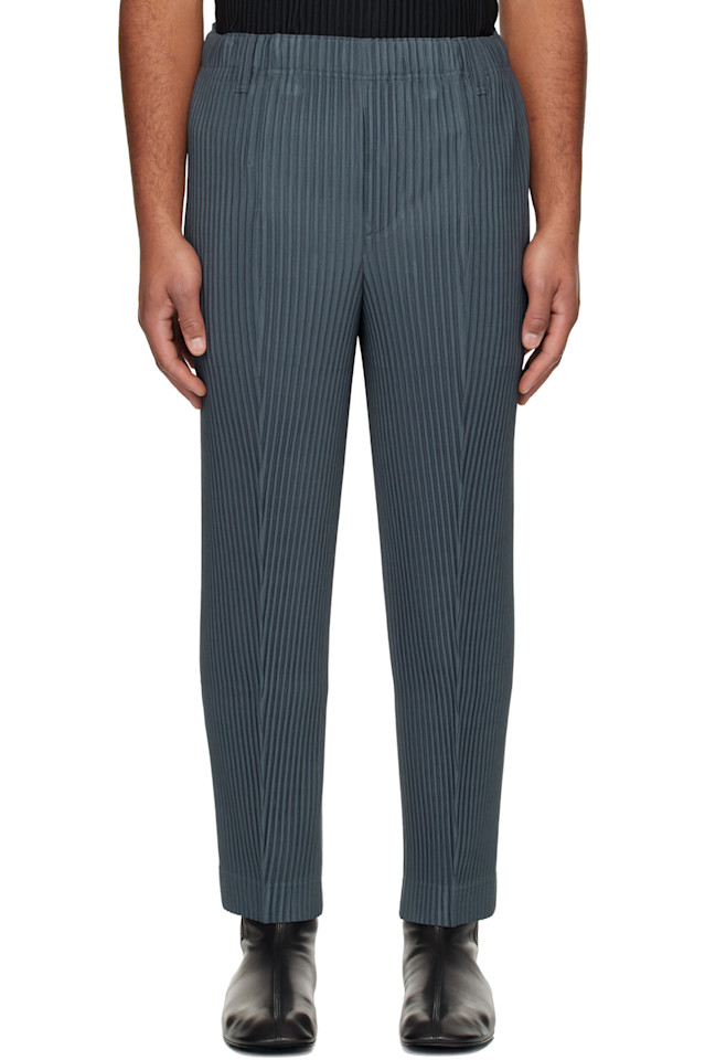 

Homme Plissé Issey Miyake Синие брюки-комплемент