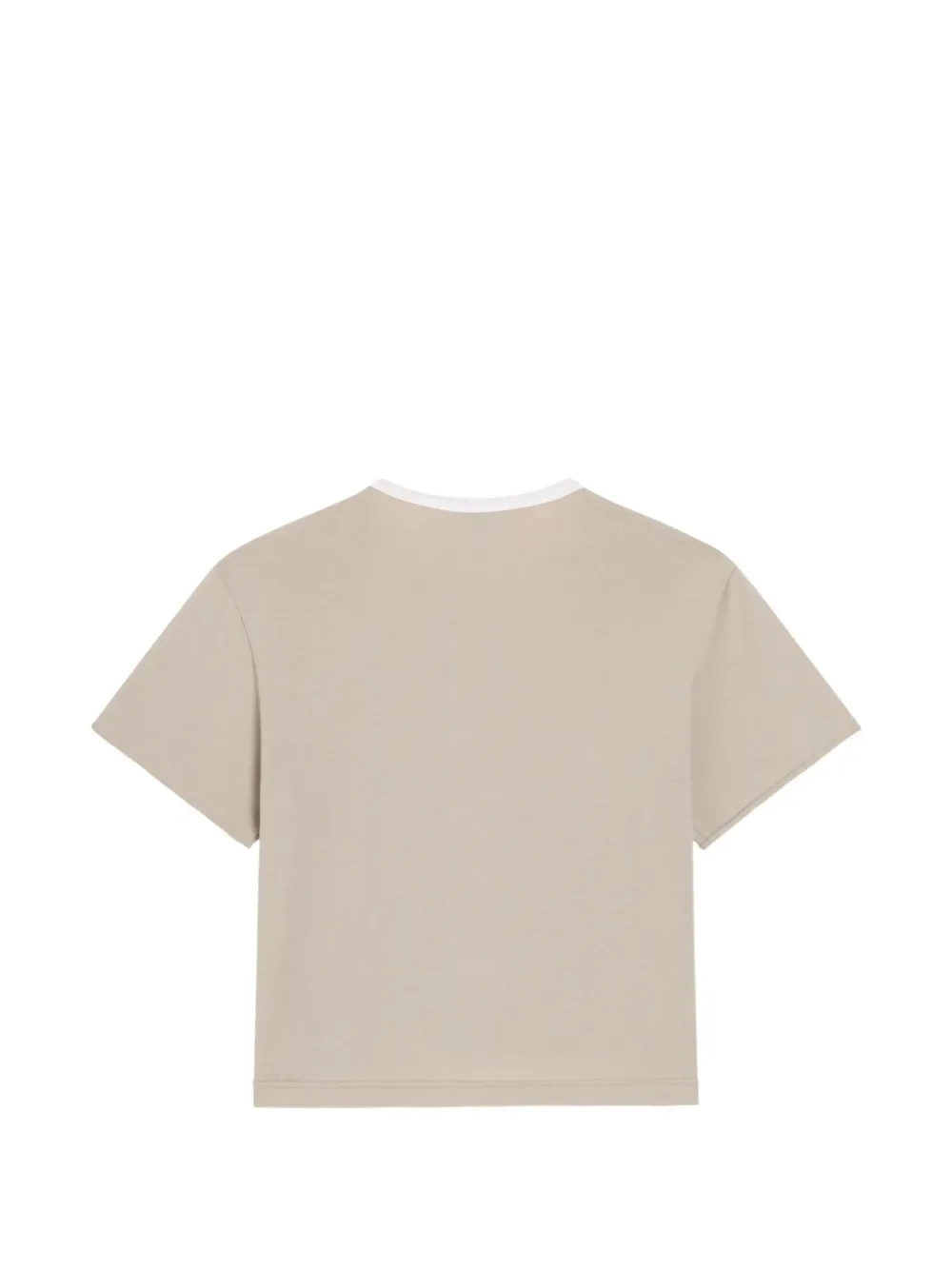 Футболка из джерси с вышивкой DG Dolce & Gabbana Kids, бежевый — фото 2