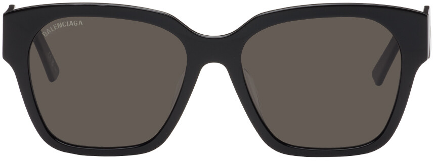 

Черные солнцезащитные очки «кошачий глаз» Balenciaga, цвет Black/Black/Grey