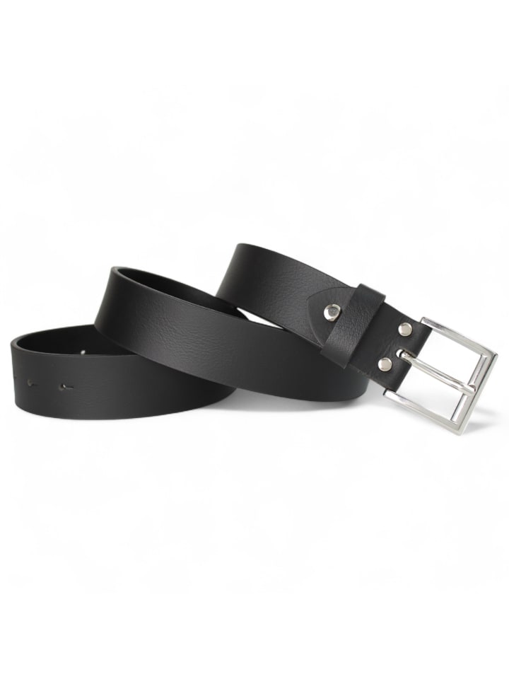 

Классический мужской ремень, шириной 4 см, черного цвета. FRONHOFER