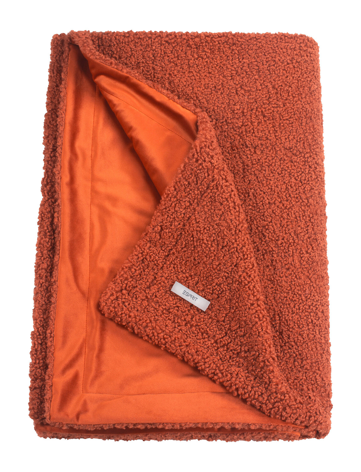 

Плед e-teddy Esprit, кирпичный