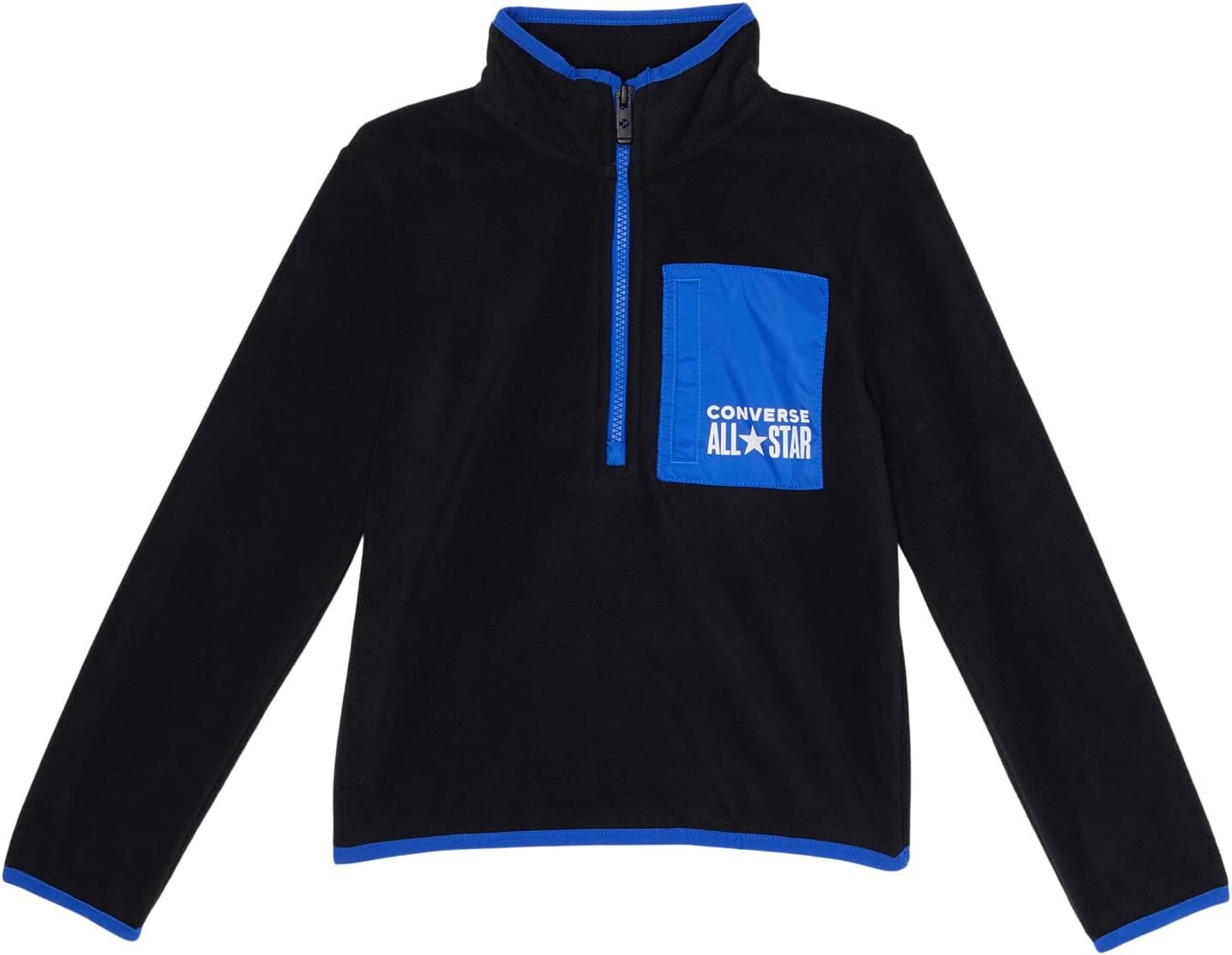 

Толстовка Converse All Star Polar Fleece 1/2 Zip Pullover, черный