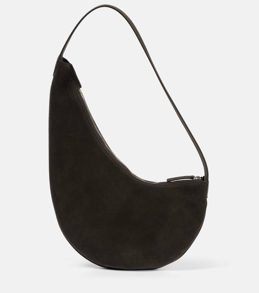 

Лунная миниатюрная замшевая сумка через плечо Aesther Ekme, 175 Suede Coffee