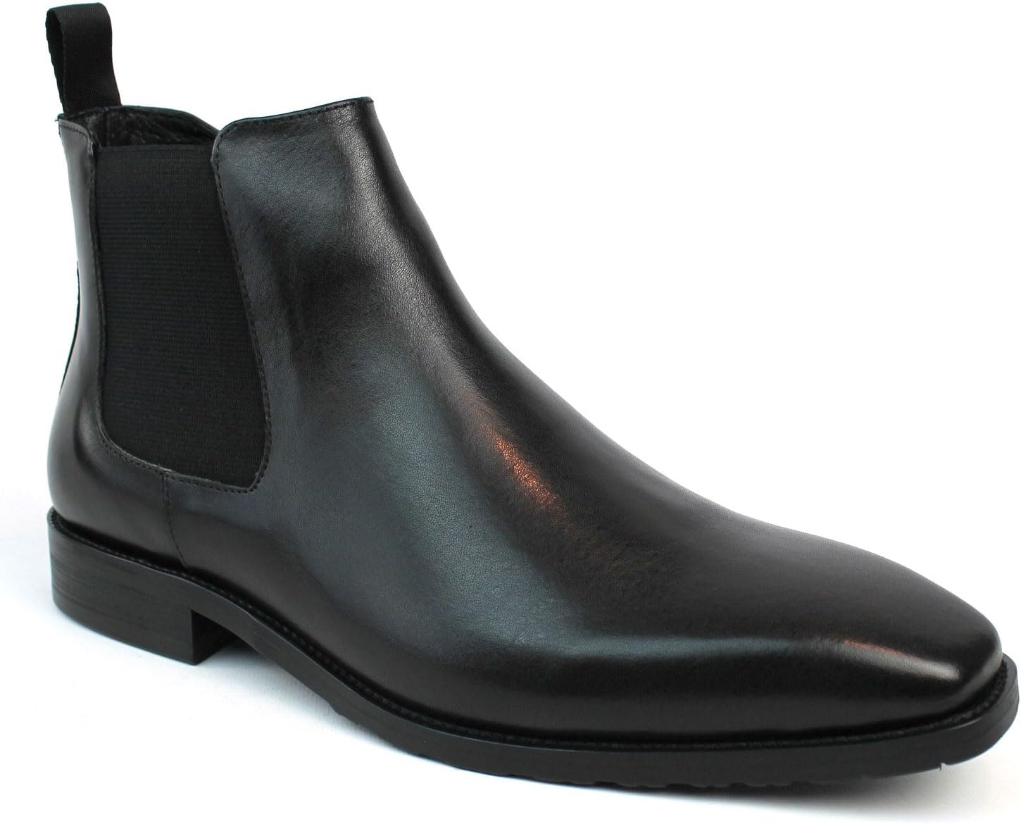 

Мужские эксклюзивные кожаные ботинки челси AZAR MAN с молнией, черный