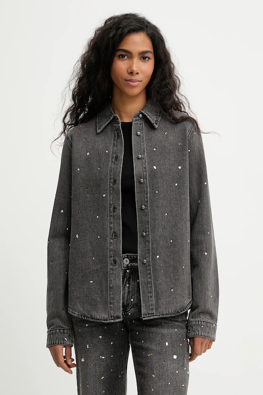 

Джинсовая рубашка Miss Sixty, черный