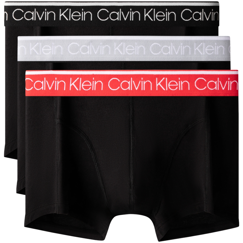 Мужские трусы 3 штуки Calvin Klein, GDJ-Space черный/Camouflage серый/Asphalt серый — фото 4