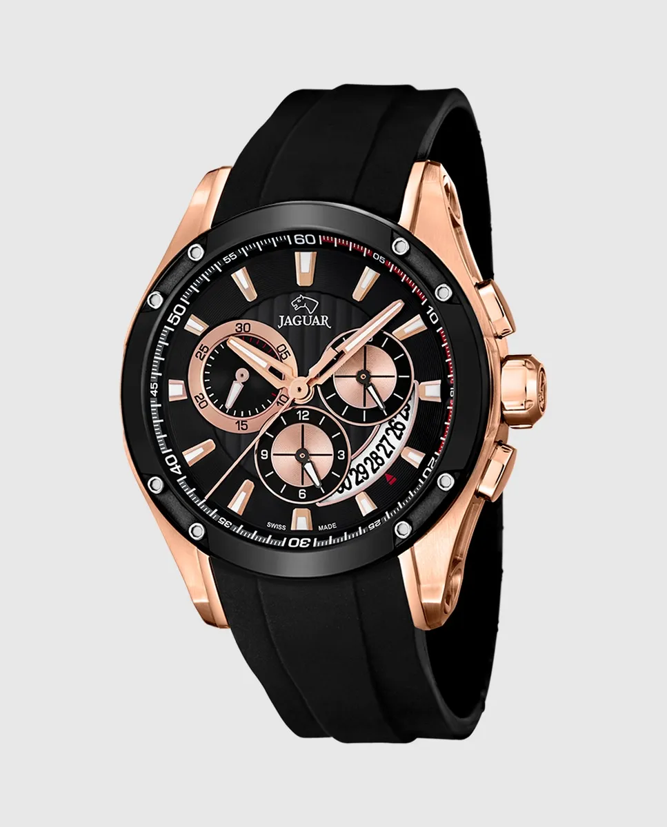 

J691/1 Special Edition мужские часы из черной резины Jaguar, черный