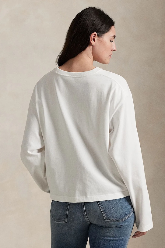 Хлопковая водолазка Polo Ralph Lauren, белый — фото 2