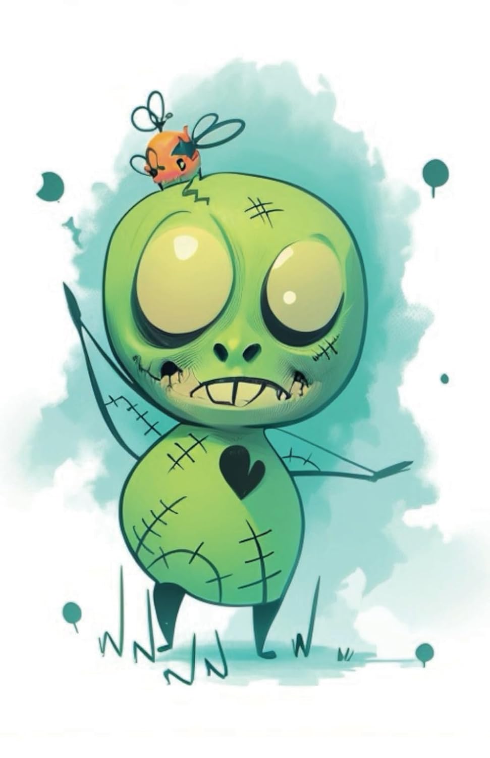 

Quaderno 120 fogli DOT: Cute Zombie, il quaderno amico dalla copertina soft (Quaderni illustrati) (Italian Edition) (Independently published)