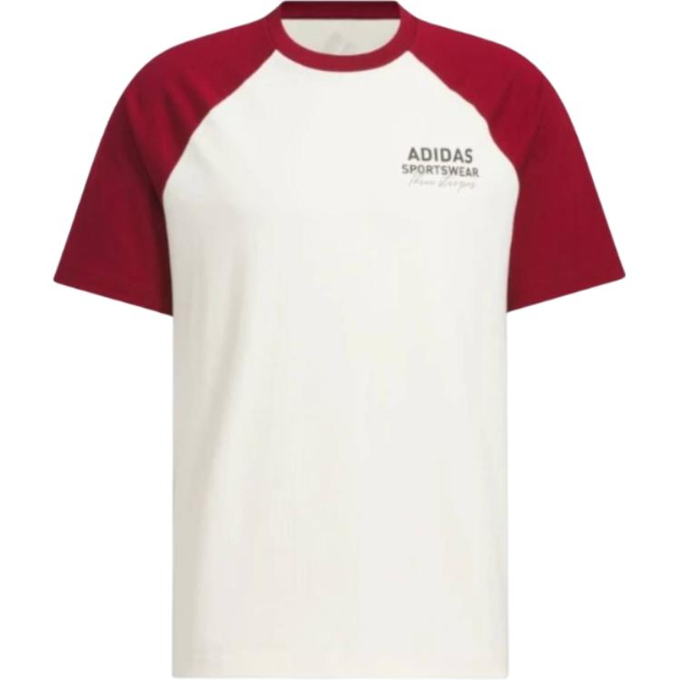 Adidas Футболка SS25 Unisex White/Red — фото 3