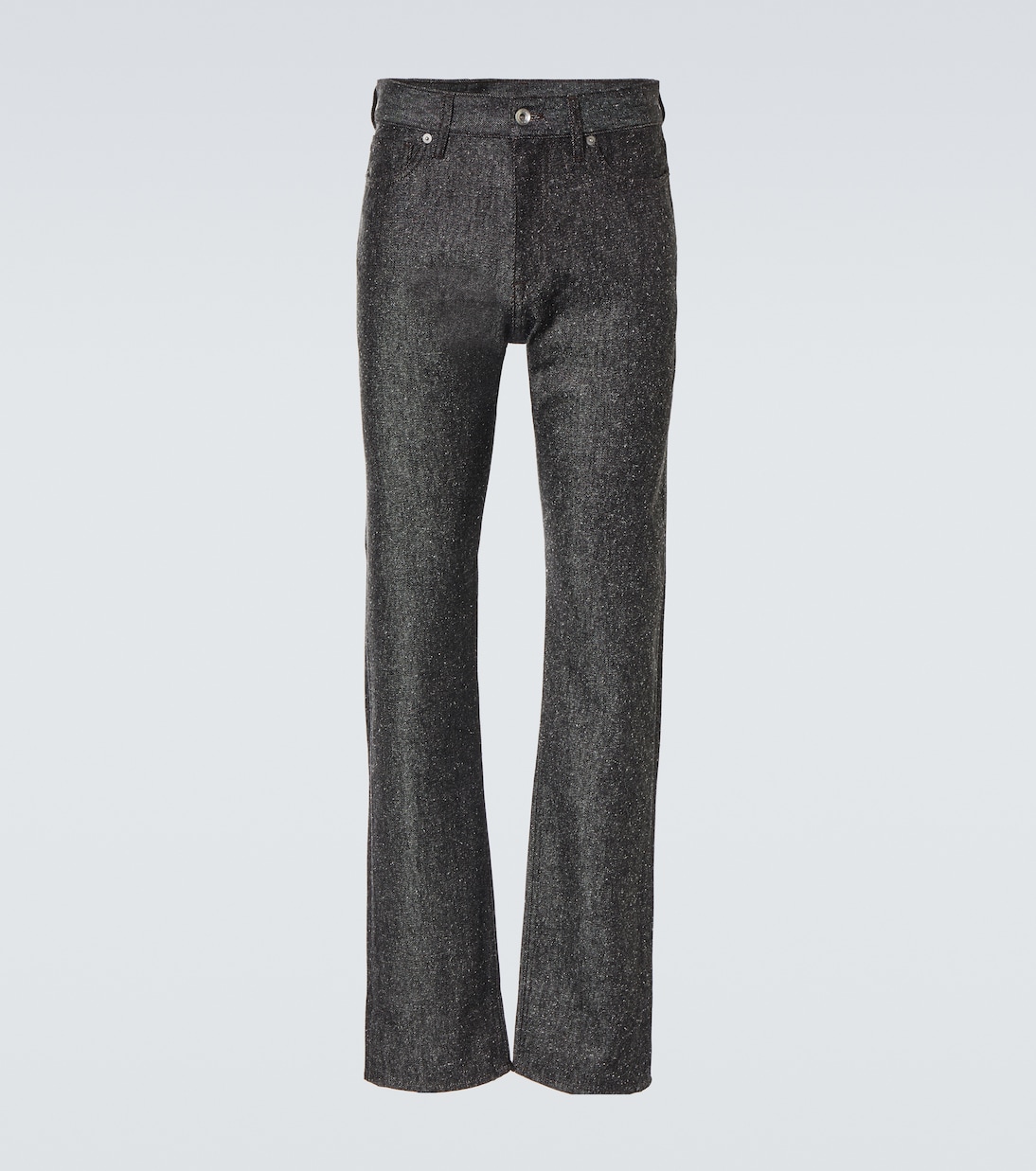 

Прямые джинсы средней посадки Berluti, Speckled Black