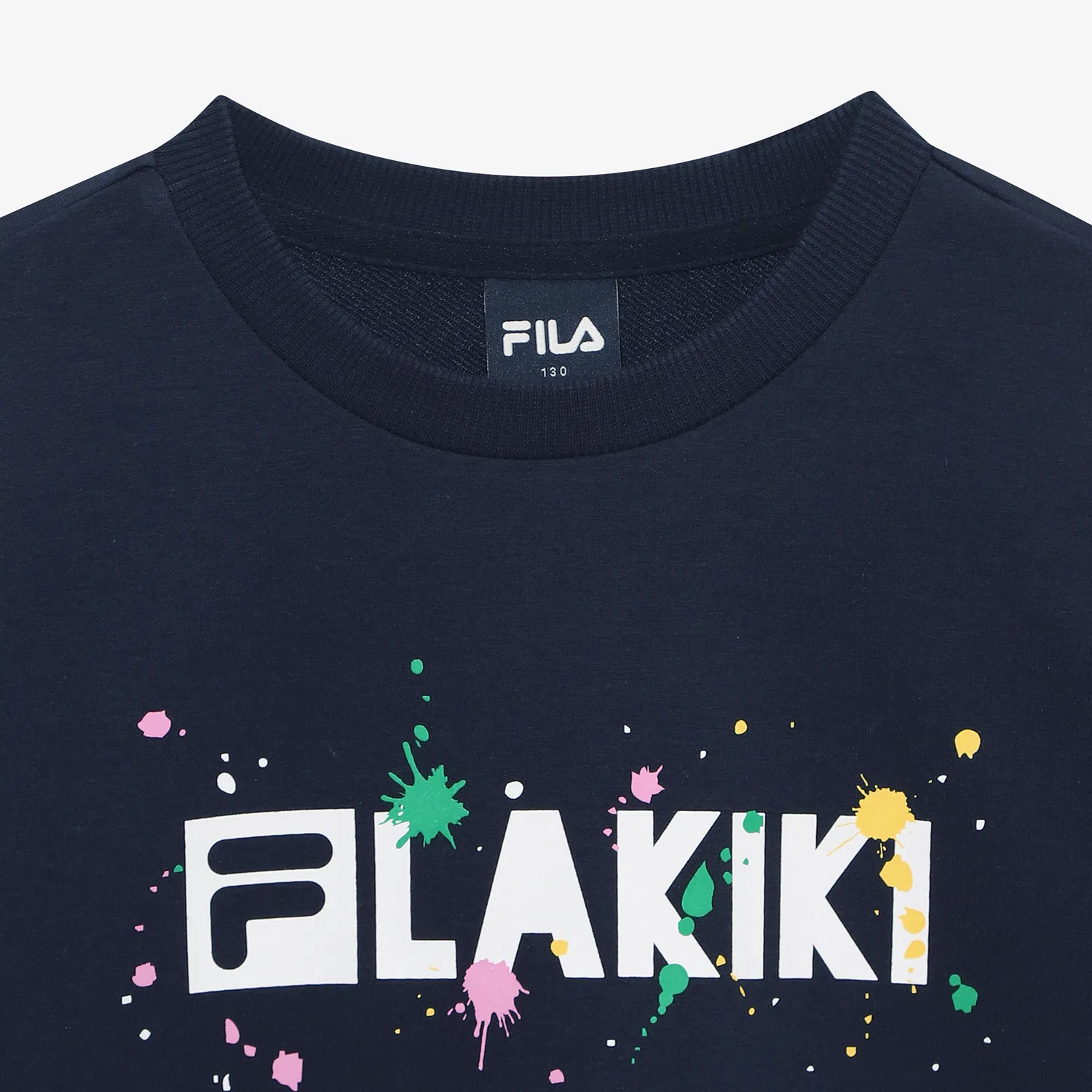 Детский круглый свитшот синий от Fila Kids — фото 3