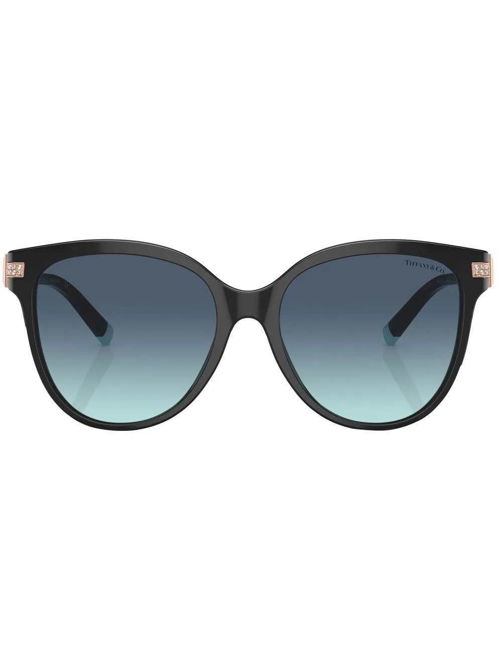 

Солнцезащитные очки в квадратной оправе Tiffany & Co Eyewear, черный