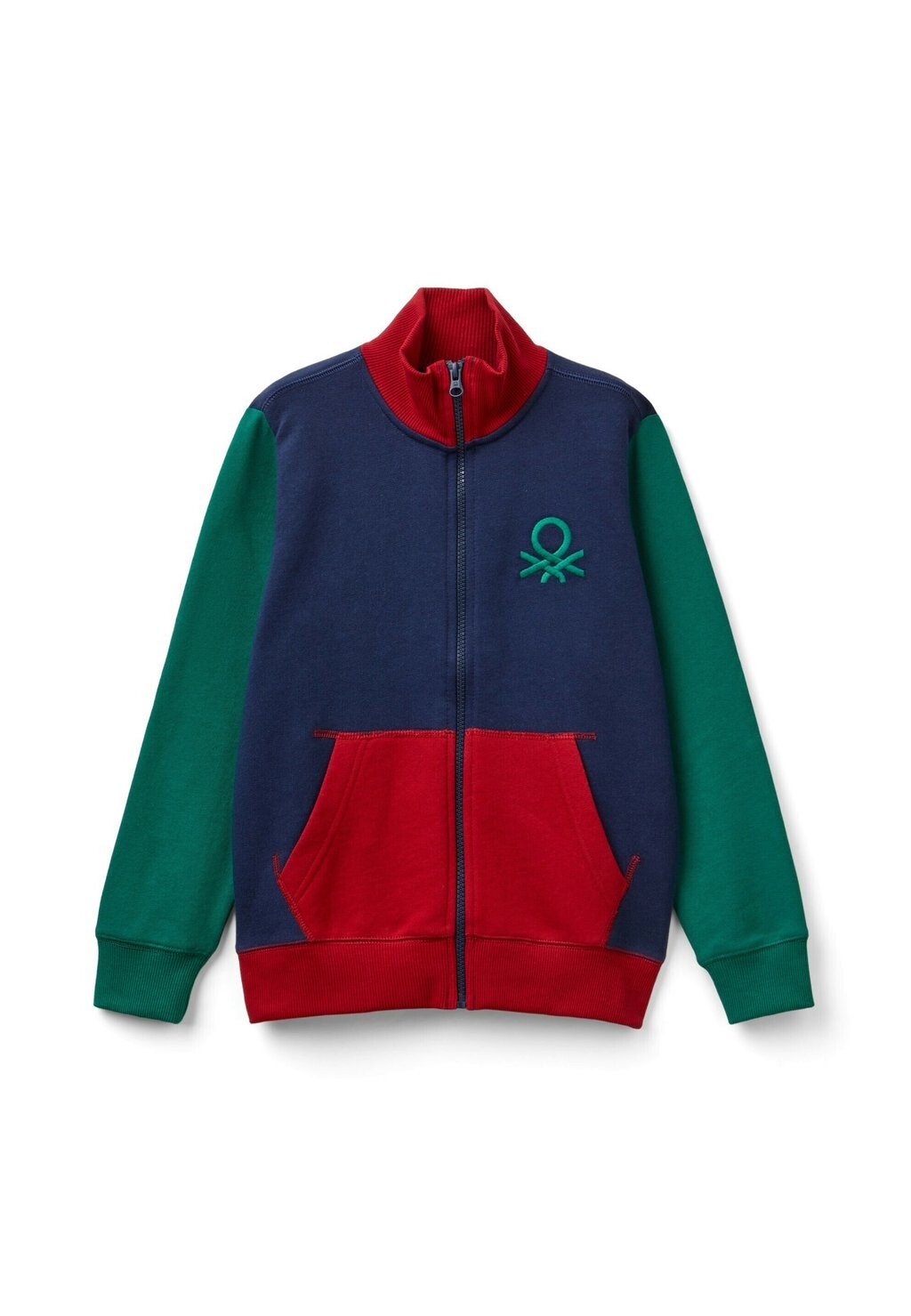 

Толстовка WITH ZIPPER United Colors of Benetton, темно-синий