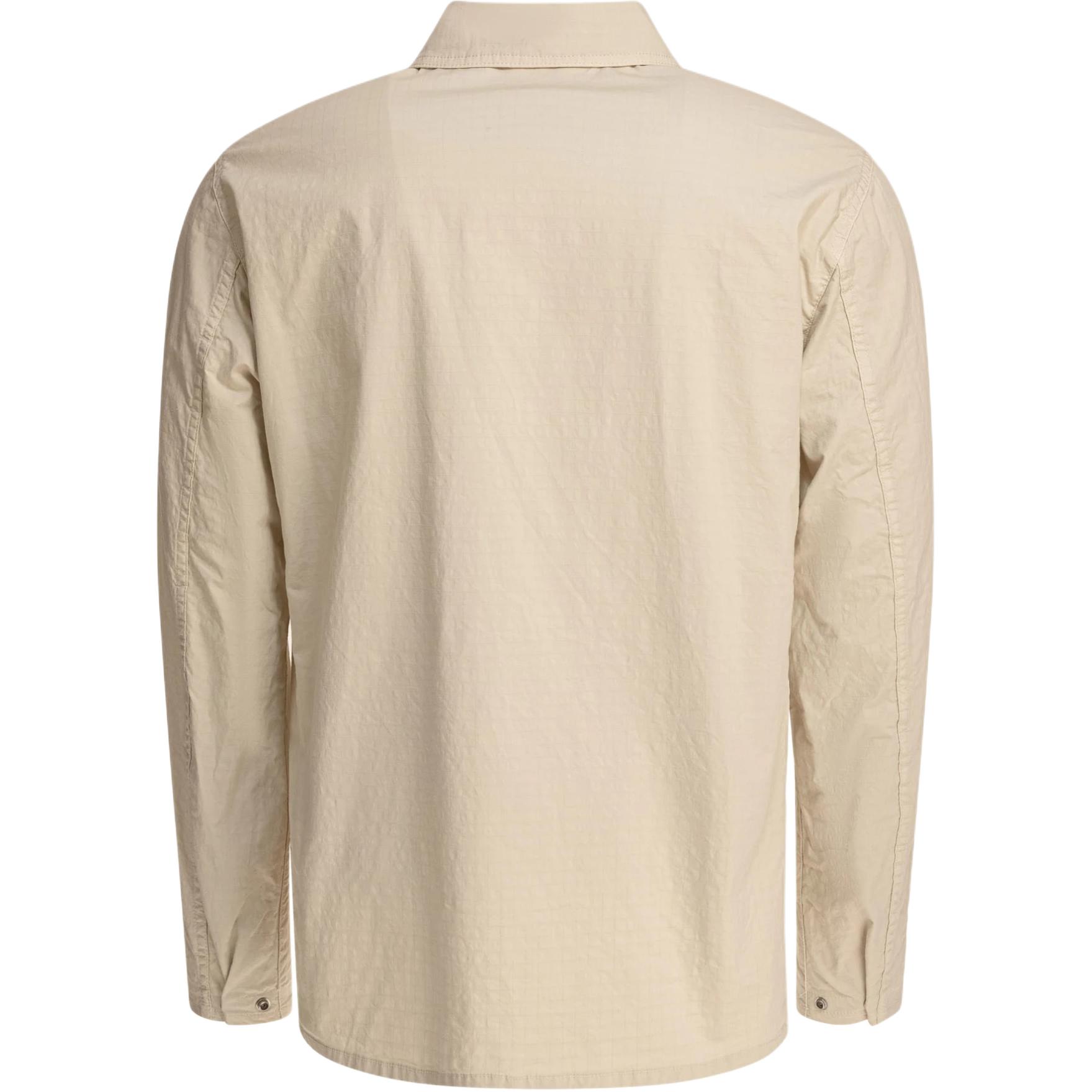STONE ISLAND Длинный застегивающийся на молнию жакет, Khaki — фото 3