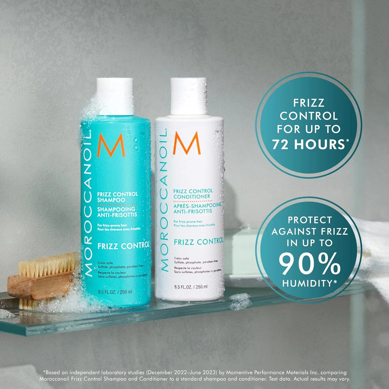 Шампунь против пушистости «Frizz Control» от Moroccanoil — фото 2