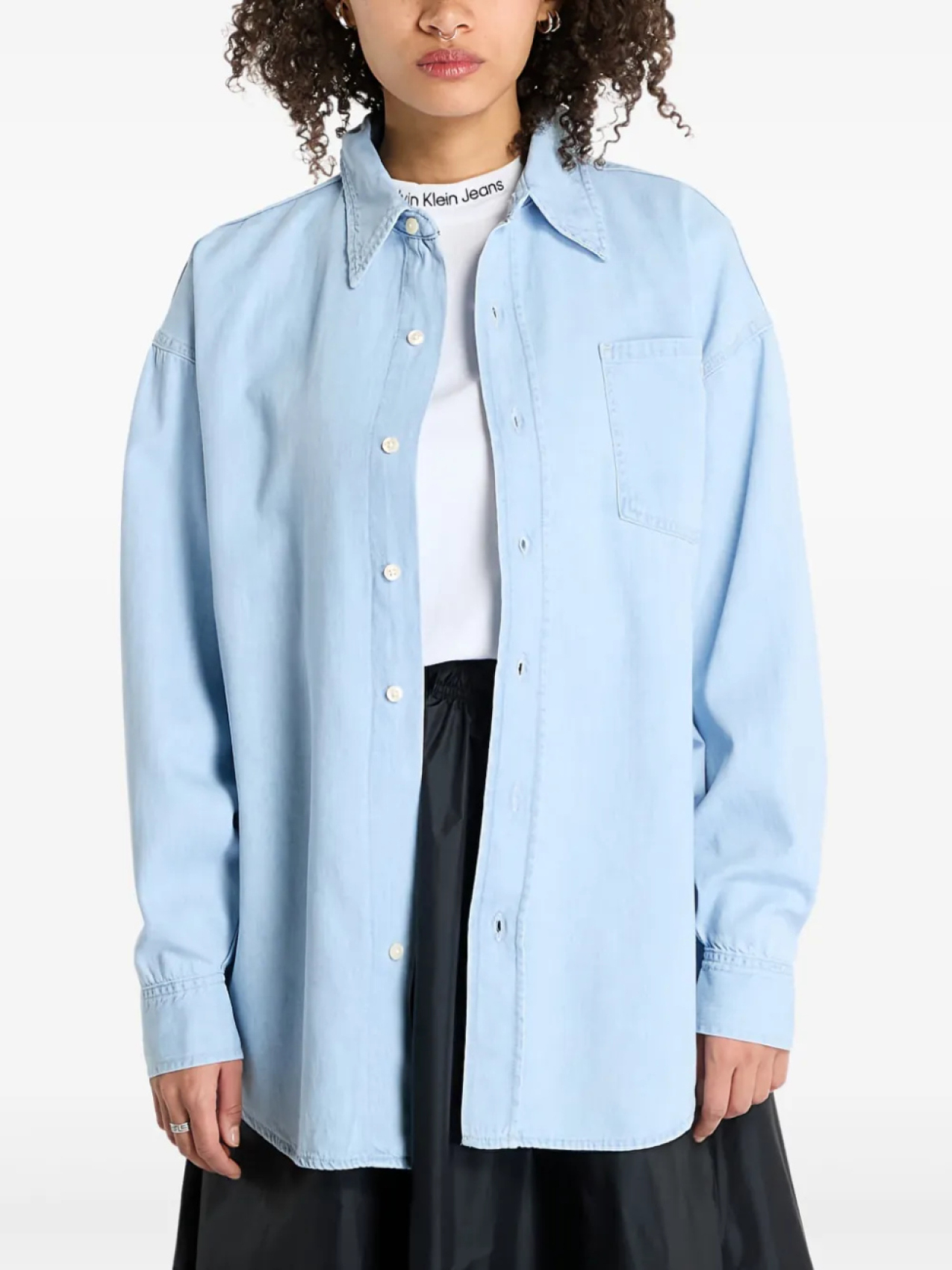 

Calvin Klein джинсовая рубашка, синий