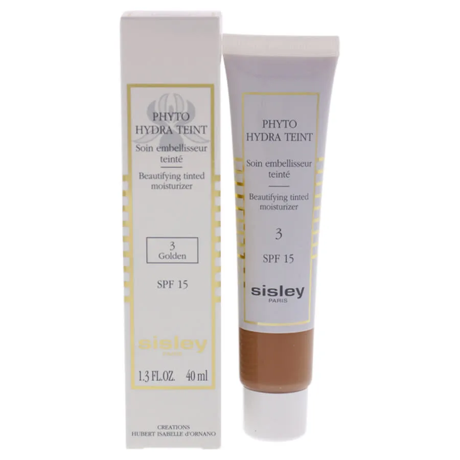 Крем для лица SPF03 SISLEY Phyto Hydra Teint Увлажняющий Тонирующий с Golden от для женщин - Макияж, золотой