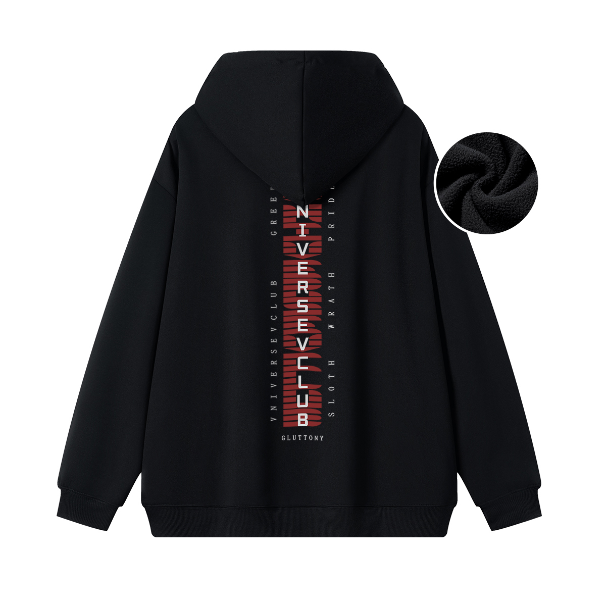 

Свитшот Unisex VniVerseVClub, темно-синий (с флисовой подкладкой)
