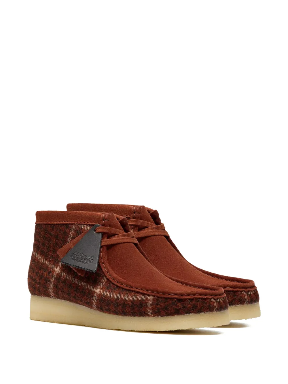 Твидовые ботинки Clarks Originals, коричневый — фото 2