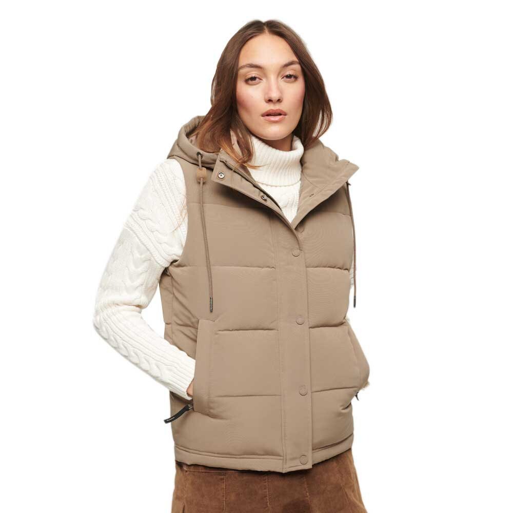 

Куртка Superdry Everest Puffer, бежевый