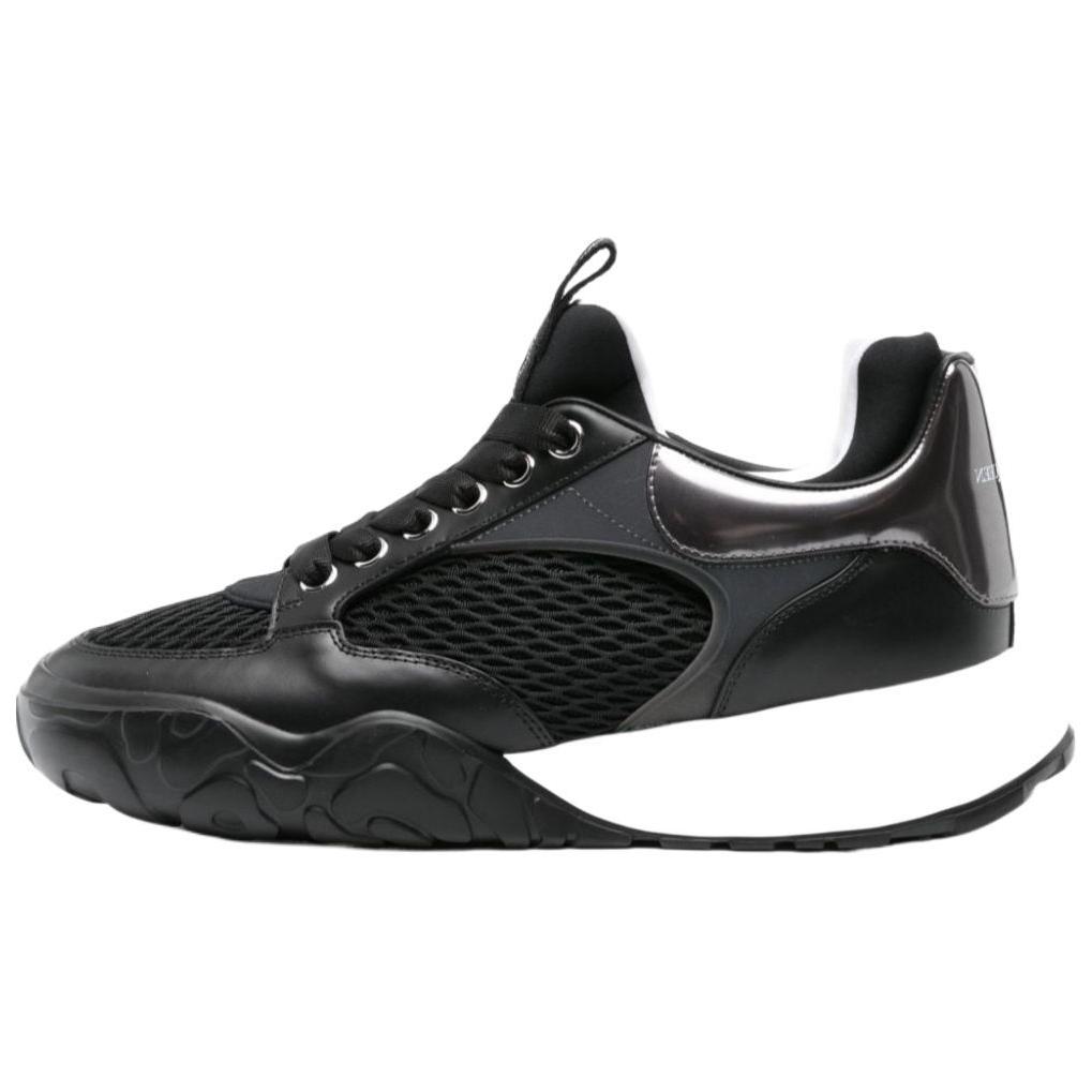 

Alexander McQueen Кроссовки Court Black White Mesh