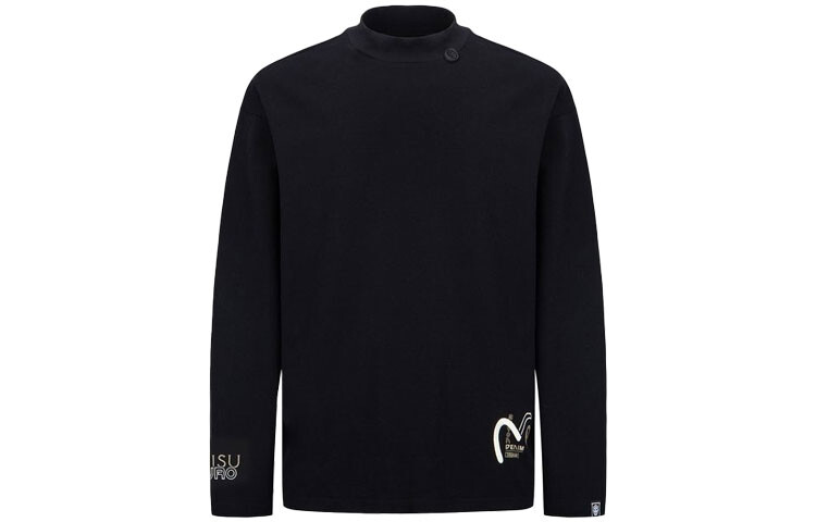 

Футболка мужская черная Evisu, черный