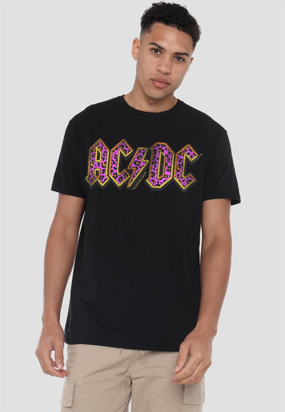 

Футболка с принтом ACDC ANIMAL Cotton Soul, черный