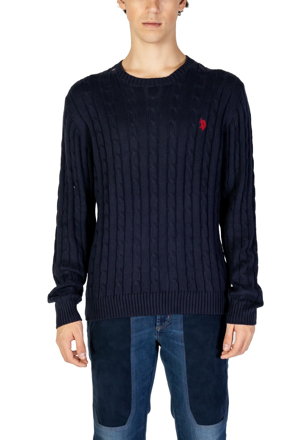 

Джемпер U.S. Polo Assn. вязаный, синий