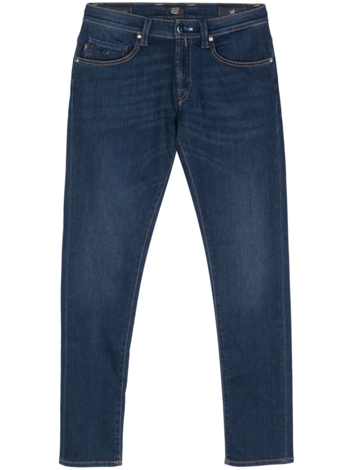 

Джинсы Leonardo кроя слим Sartoria Tramarossa, синий