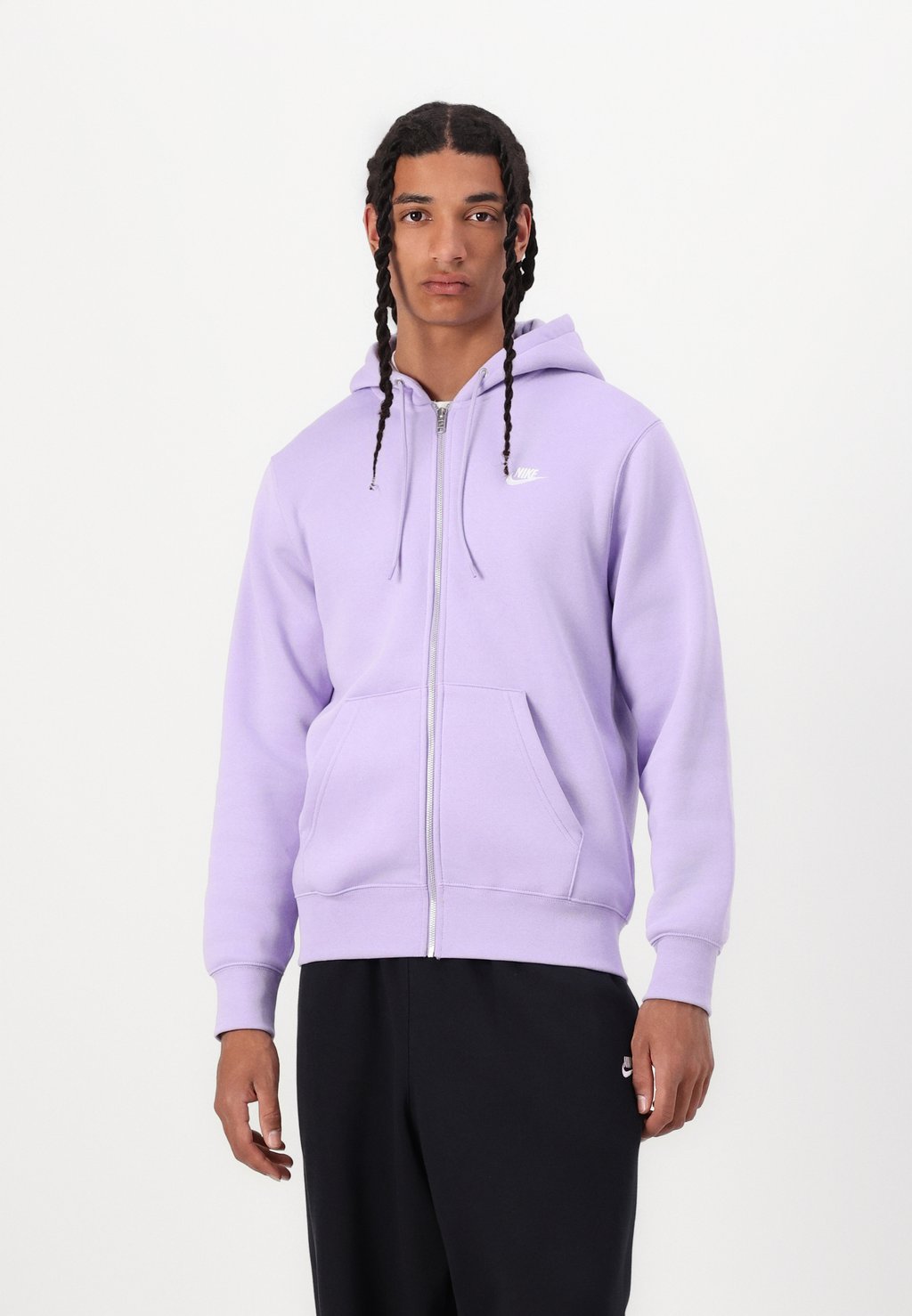 

Толстовка на молнии CLUB HOODIE Nike Sportswear, сиреневый