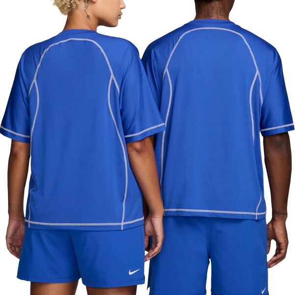 Футболка x stussy uv t-shirt 'hyper royal' Nike, синий — фото 2