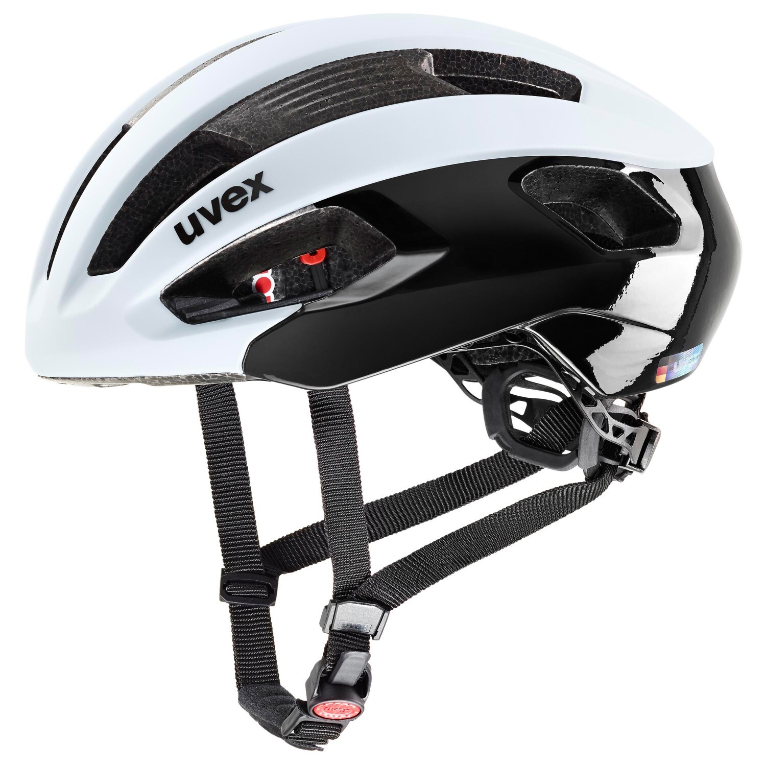 

Велосипедный шлем Uvex Rise CC, цвет Cloud/Black Matt