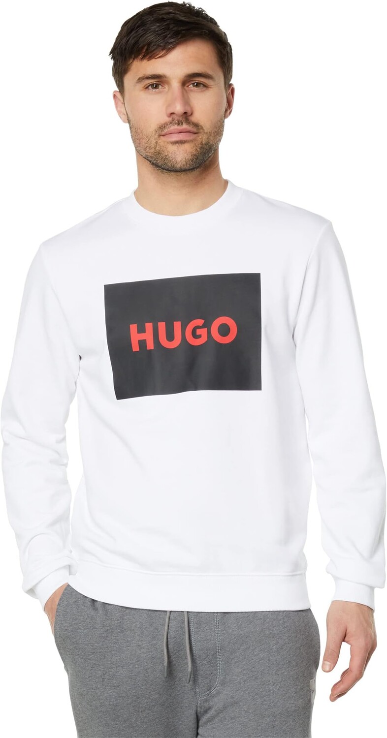 

Толстовка Durago с круглым вырезом BOSS, цвет Linen White