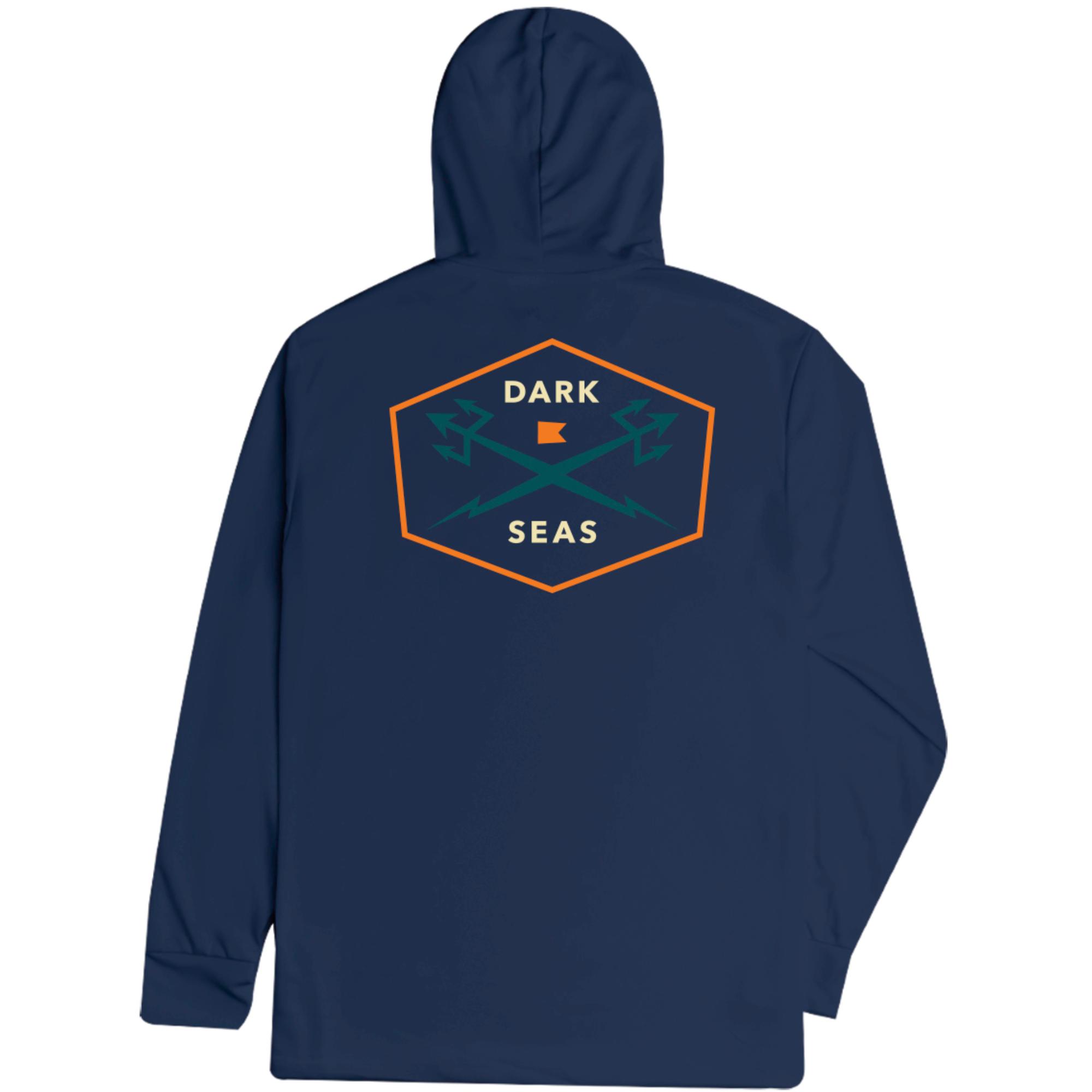 

Мужская футболка с длинными рукавами и капюшоном Progressive Dark Seas, Navy, Синий, Мужская футболка с длинными рукавами и капюшоном Progressive Dark Seas, Navy