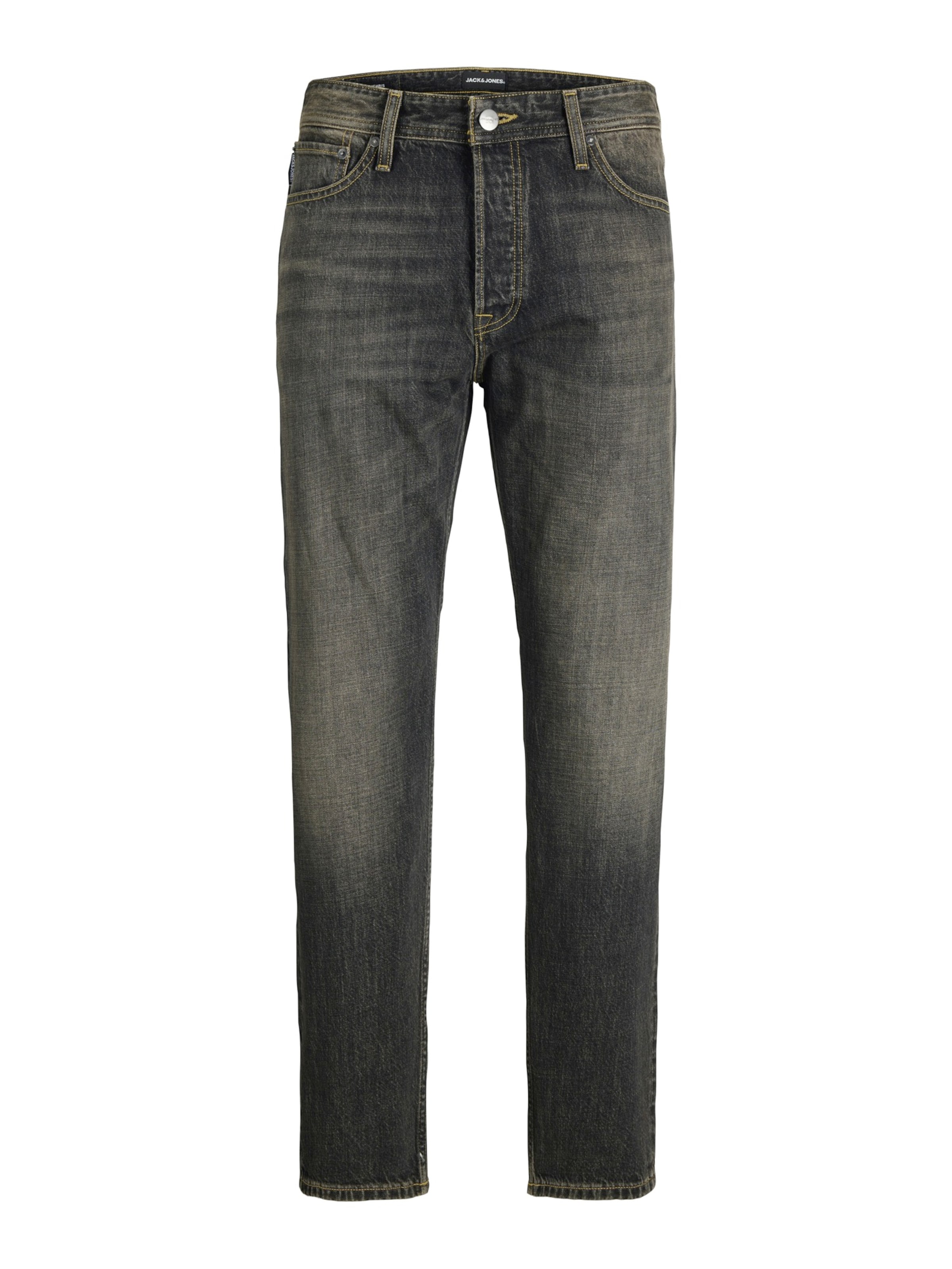 

JACK & JONES Джинсы Regular 'JJICHRIS JJORIGINAL' из черного денима