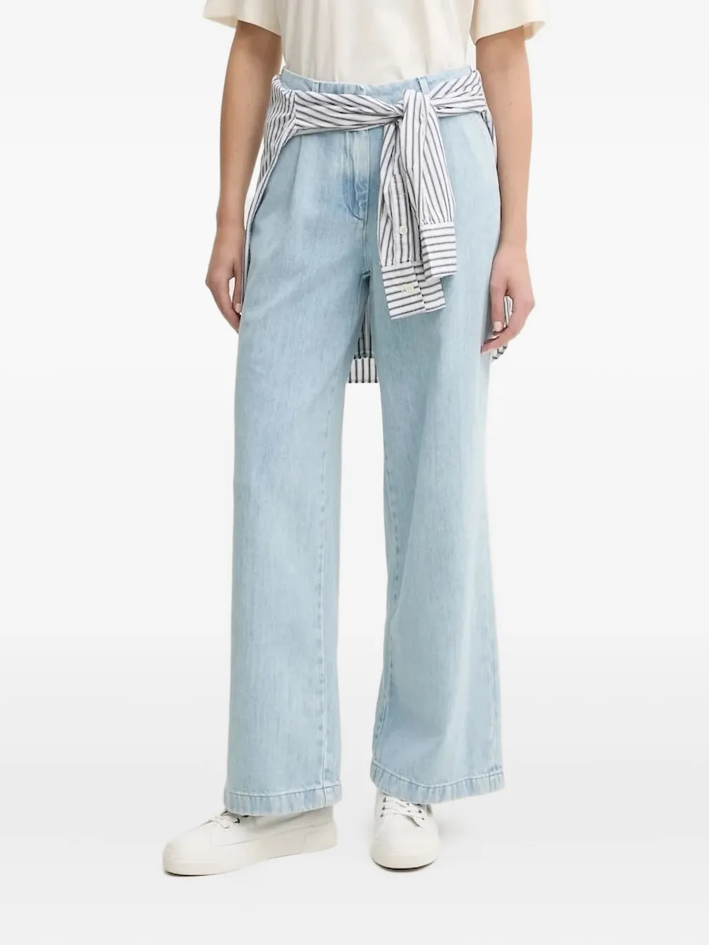 

Прямые джинсы со складками Marc O'Polo, синий