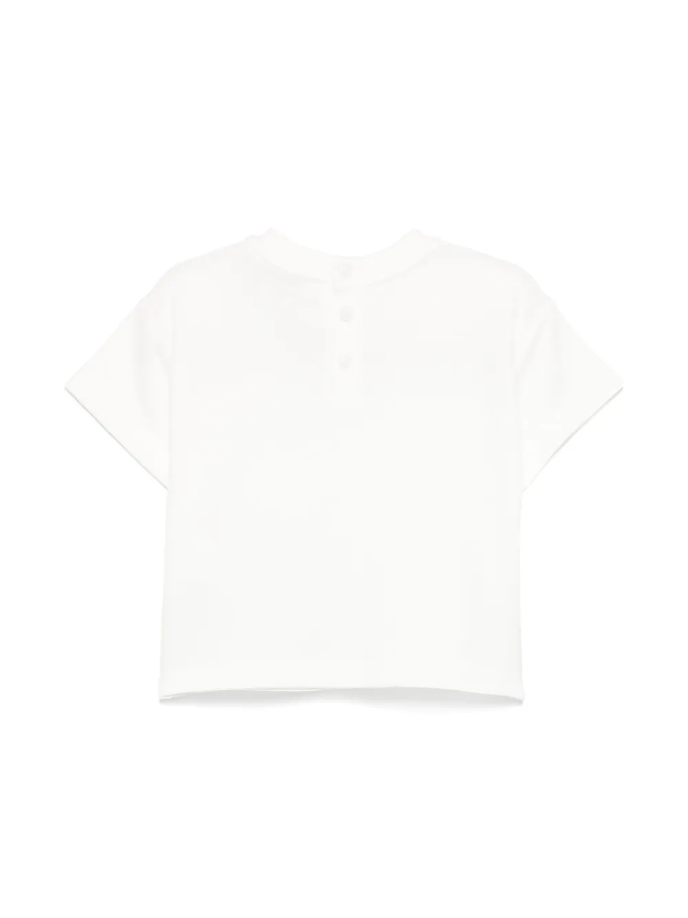 Футболка с вышитым логотипом Emporio Armani Kids, белый — фото 2