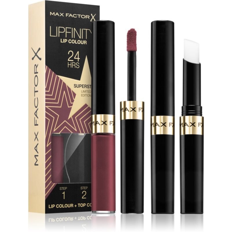 

Max Factor, Lipfinity Rising Stars, стойкая жидкая губная помада с бальзамом, оттенок 86 Superstar