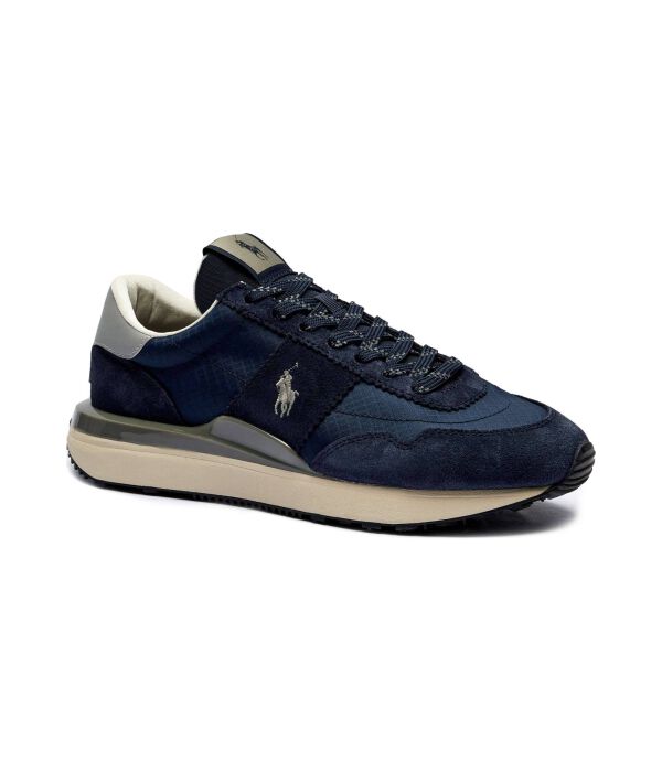 

Кеды мужские Polo Ralph Lauren комбинированные с логотипом, синий