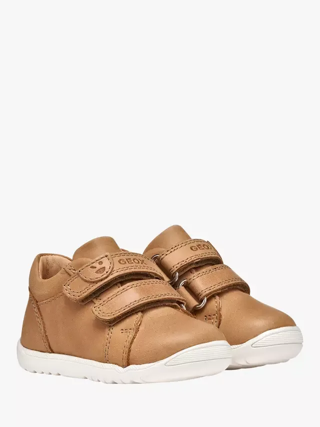 Детские кроссовки Baby Macchia Mid-Cut First-Steps Trainers, цвет виски Geox — фото 3