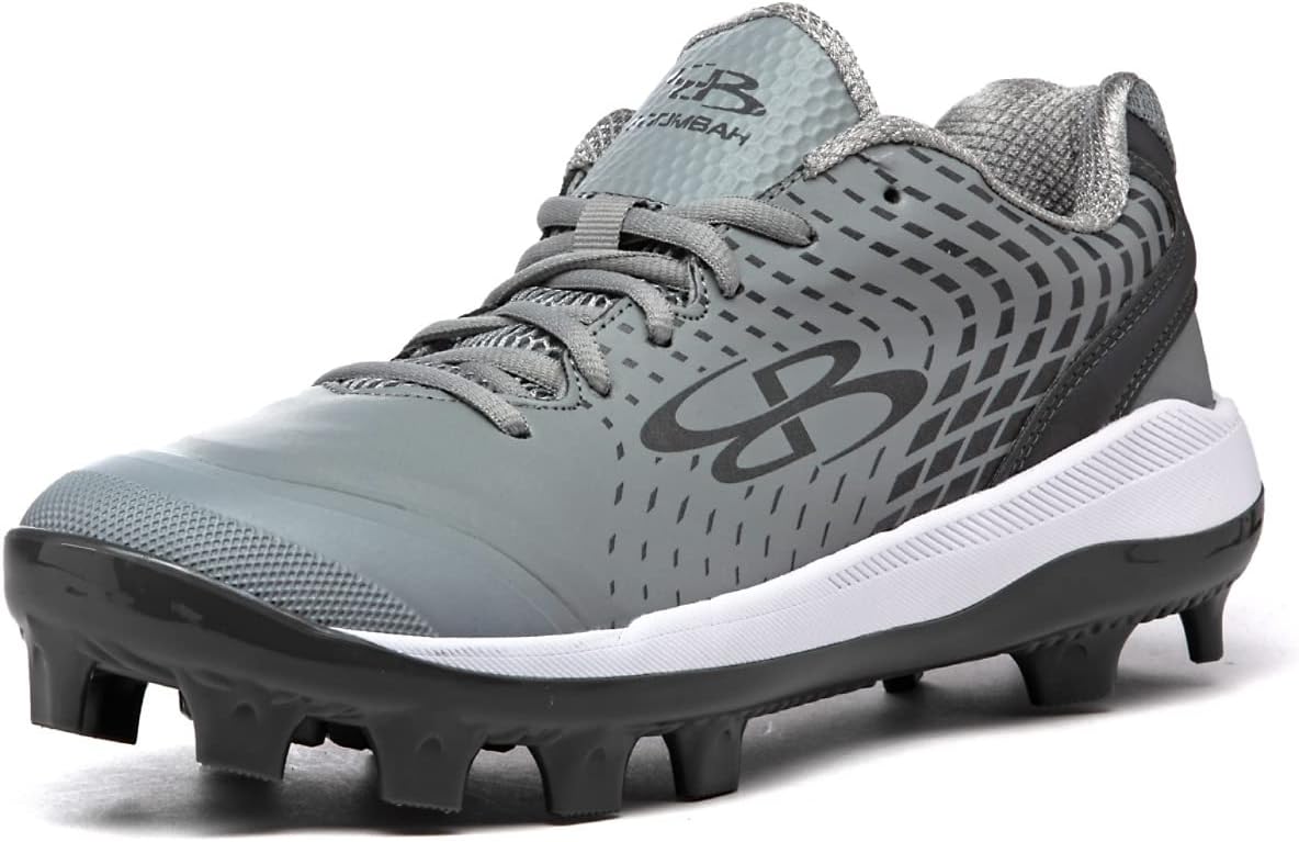 

Бутсы Boombah Men's Dart Pursuit с формованными шипами - несколько цветов - разные размеры, белый/серый/угольный