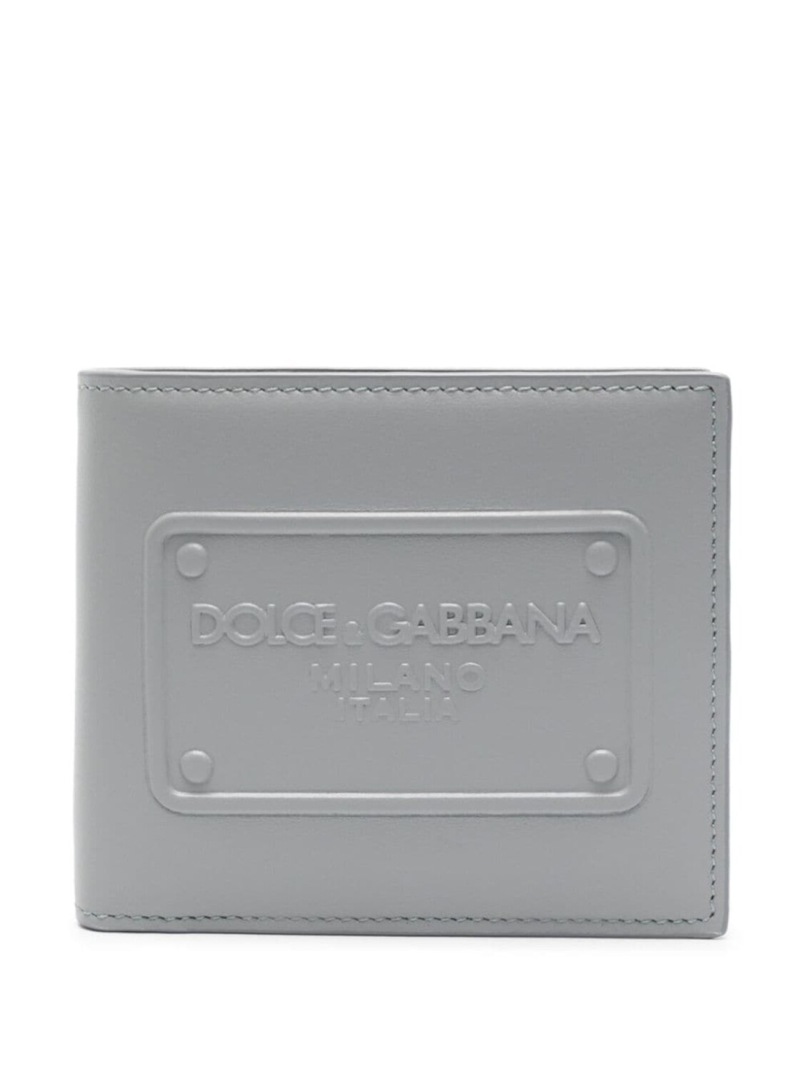 

Кошелек с тисненым логотипом Dolce & Gabbana, серый