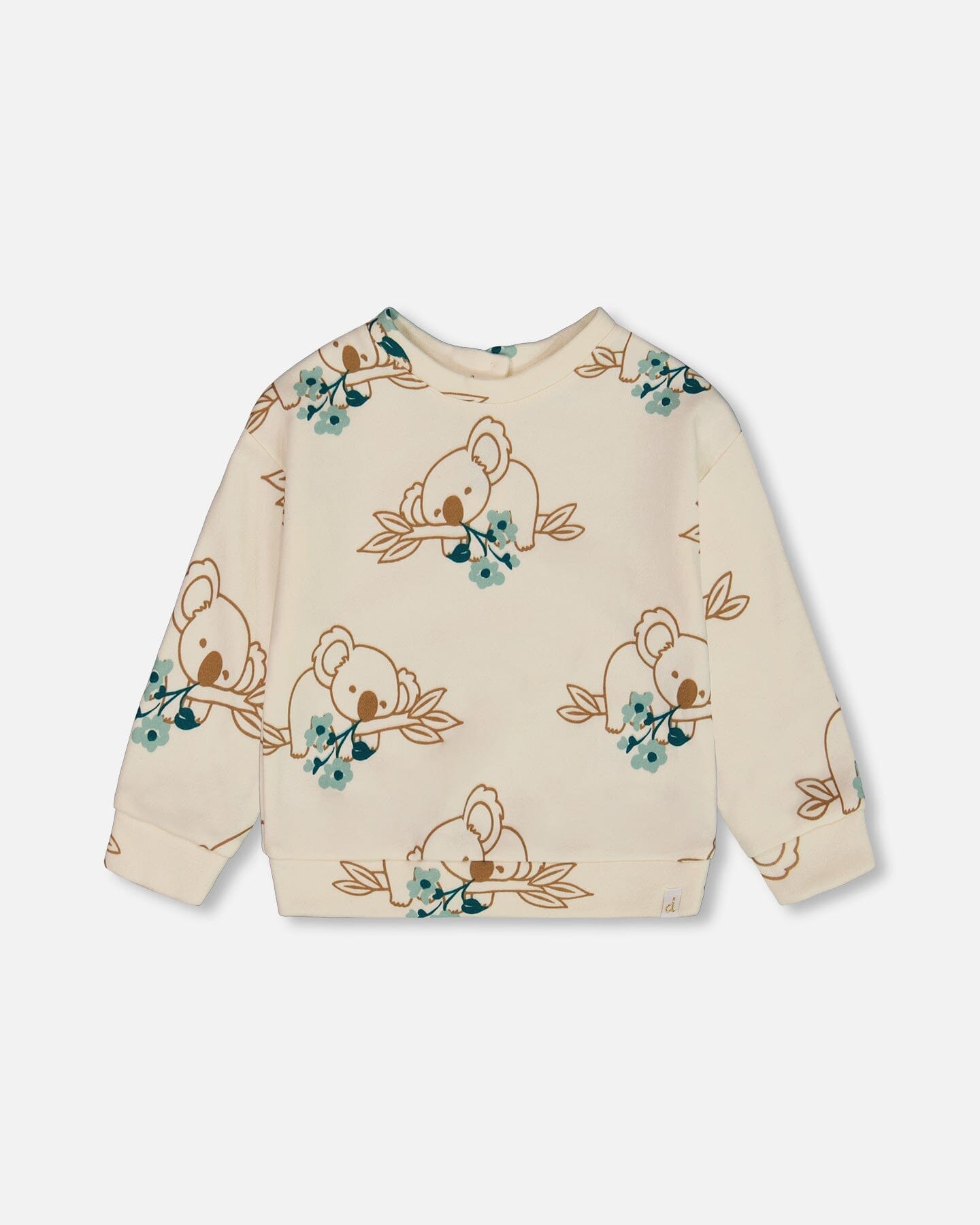 

Свитшот из французского терри с принтом Off-White And Koala Deux par Deux