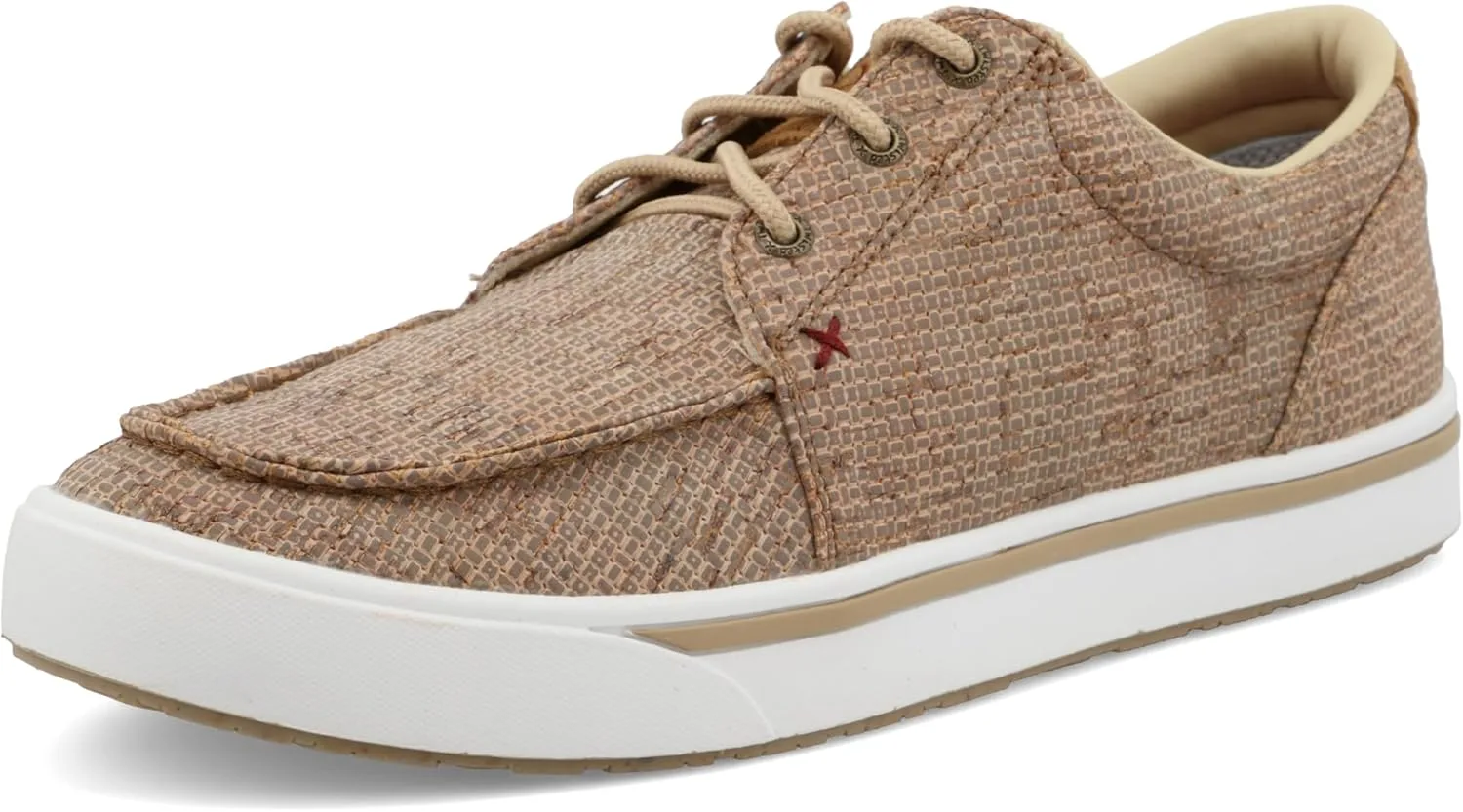 Мужские лоферы Twisted X Zero-X Chukka Driving Moc - кожаные лоферы с ручной обработкой натуральной кожи, светло-коричневый